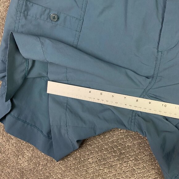 AFTCO Original Fishing Shorts Men's 42 Slate Gray Blue Nylon 8" Hiking Outdoor - Picture 13 of 13